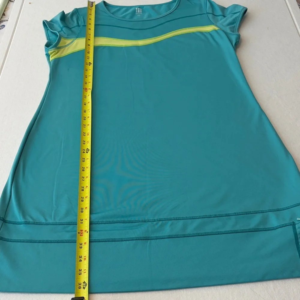 Title Nine Ocean Wave Boardwalk Regulator dress in teal. size XL - Picture 7 of 8